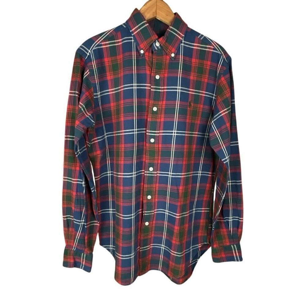 Ralph Lauren Men's Plaid Shirt Classic Fit S
